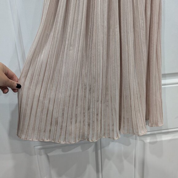 Vintage 1970s 70s P.C.F. Petites Hal Ferman Dress XS Light Pink - Picture 3 of 5